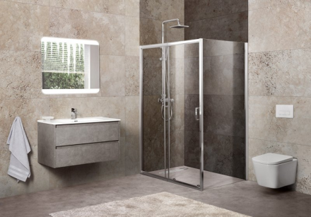 Belbagno UNIQUE-AH-1 душевой угол стекло прозрачное
