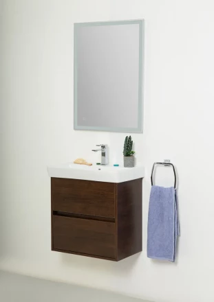 BelBagno MARINO-CER-1200-4C-SO-2-RNG-P тумба с раковиной на две чаши четырьмя ящиками подвесная