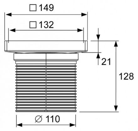 TECE drainpoint S 3660011 основа для плитки с монтажным элементом