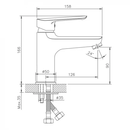 Haiba HB10198 Смеситель для раковины