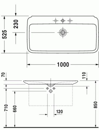 Duravit PuraVida 0371100000 Раковина