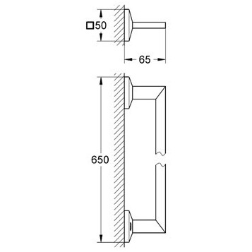 Grohe Allure Brilliant 40497000 Полотенцедержатель