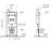 Vitra 700-1873 инсталляция для подвесного унитаза