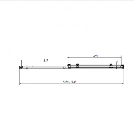 Vincea Como-N VDS-4CN130CL душевая дверь