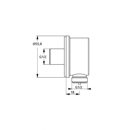 Ideal Standard B9448AA подключение шланга