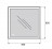 Belbagno SPC-MAR-800-800-LED-TCH Зеркало 800x30x800 с встроенным светильником