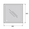 Belbagno SPC-MAR-800-800-LED-TCH Зеркало 800x30x800 с встроенным светильником Belbagno SPC-MAR-800-800-LED-TCH Зеркало 800x30x800 с встроенным светильником