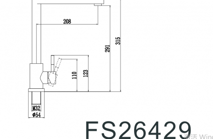 Fmark FS26429 смеситель для кухонной мойки