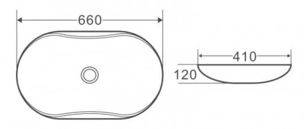 BelBagno BB1334 накладная раковина