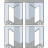 Kermi Cada Xs CKTWF10020VPK Отдельностоящая стенка Walk-in WALL 