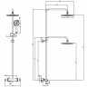 Lemark Tropic LM7010C Душевая стойка Lemark Tropic LM7010C Душевая стойка