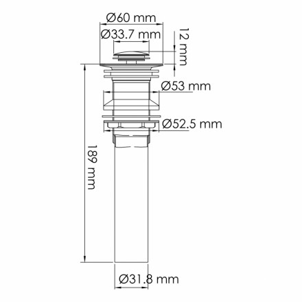 Wasserkraft A252 Донный клапан