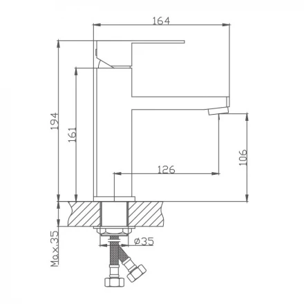 Haiba HB10803 Смеситель для раковины