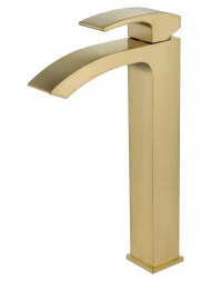 Wonzon &amp; Woghand Fit WW-88239009-BG Смеситель для раковины высокий темный графит