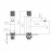 Vincea Groove VBF-4G1MB Смеситель для раковины