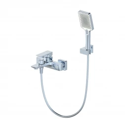 Wonzon &amp; Woghand Edge WW-88639003A-CR Смеситель для ванны с душем черный матовый
