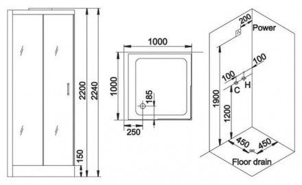 Душевая кабина Grande Home WS133 S6