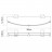 Wasserkraft Leine WHITE К-5024WHITE Полка стеклянная