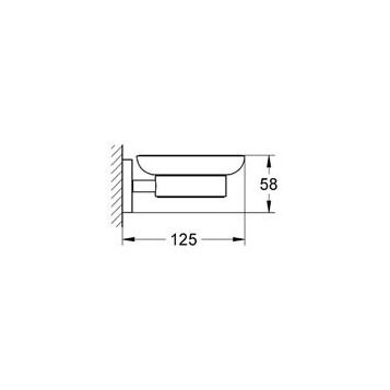 Grohe Essentials 40444001 Мыльница с держателем