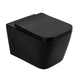BelBagno ARDENTE-C BB3202CHR-MB унитаз подвесной безободковый (чаша)