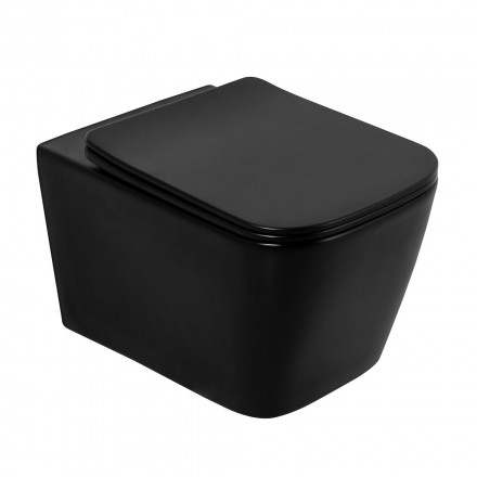 BelBagno ARDENTE-C BB3202CHR-MB унитаз подвесной безободковый (чаша)