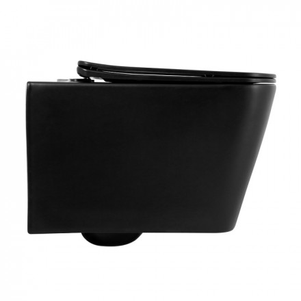 BelBagno ARDENTE-C BB3202CHR-MB унитаз подвесной безободковый (чаша)