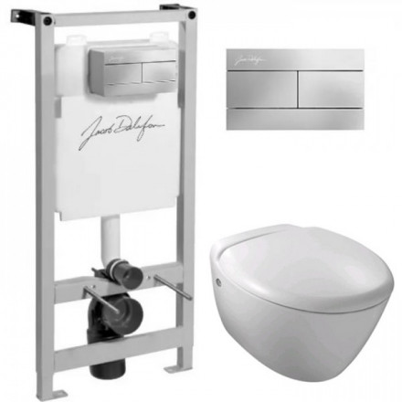 Jacob Delafon Set Presquile E212743RU-00 унитаз подвесной в комплекте с инсталляцией