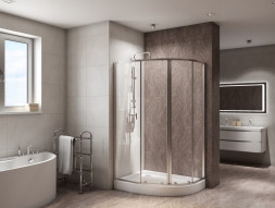 Belbagno DUE-RH-2-120/80-C-Cr душевой угол