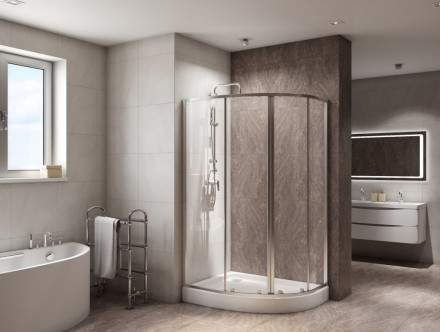 Belbagno DUE-RH-2-120/80-C-Cr душевой угол