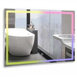 Azario Livia-RGB LED-00002638 Зеркало сенсорный выключатель с функцией диммера 800х600