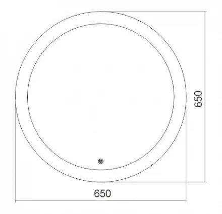 Azario Перла d650 ФР-1534 Зеркало c подсветкой и диммером