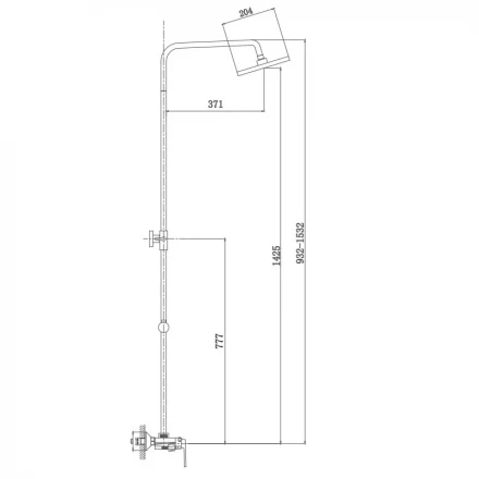 Haiba HB24804 Душевая система