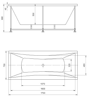 Aquatek Феникс 150x75 Акриловая ванна с гидромассажем