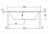 Duravit P3 Comforts 700378 Акриловая ванна 190x90
