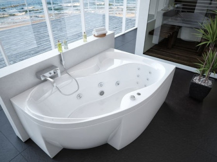 Aquatek Вега 170x105 Акриловая ванна правая без гидромассажа