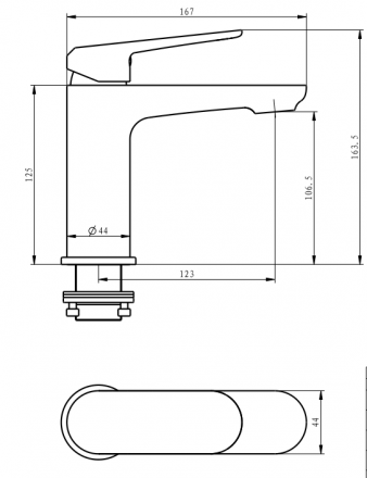 Savol SK-H6201 смеситель для раковины