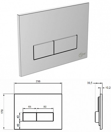 Ideal Standard W770101 CET Инсталляция с подвесным унитазом Soft Close