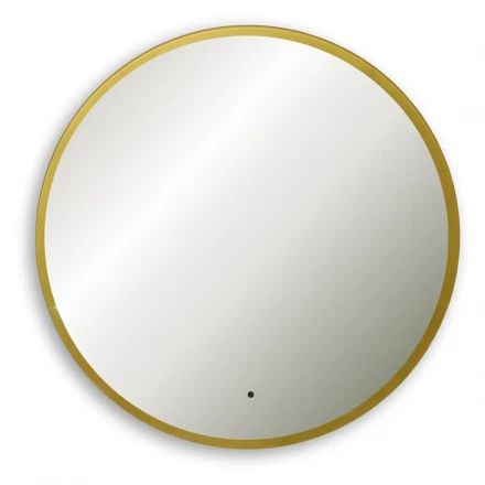 Azario Monaco-GOLD d1000 LED-00002767 Зеркало c золотой рамкой