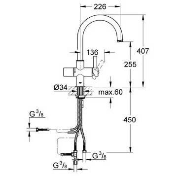 Grohe Blue 33251000 смеситель для кухни