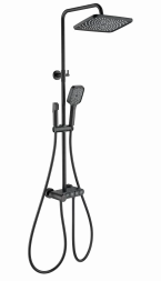 Wonzon &amp; Woghand Muse WW-B3112-MB Душевая система с термостатом черный матовый