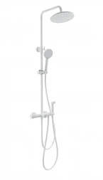 Wonzon &amp; Woghand WW-B3097-A-MW Душевая система с техническим душем и термостатом белый матовый