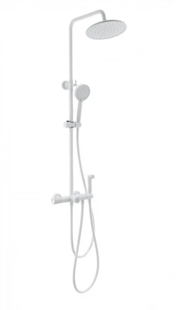 Wonzon &amp; Woghand WW-B3097-A-MW Душевая система с техническим душем и термостатом белый матовый
