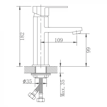 Haiba HB10806 Смеситель для раковины