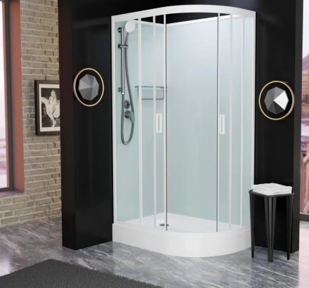 Frank F412L White 412012 душевая кабина без крыши