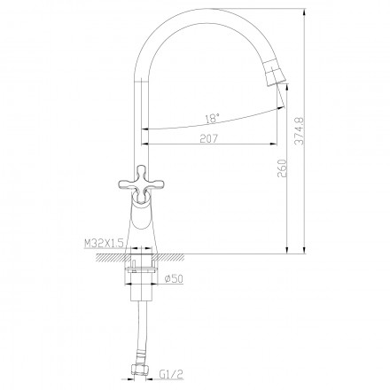 Lemark Duetto LM5704C смеситель для кухни