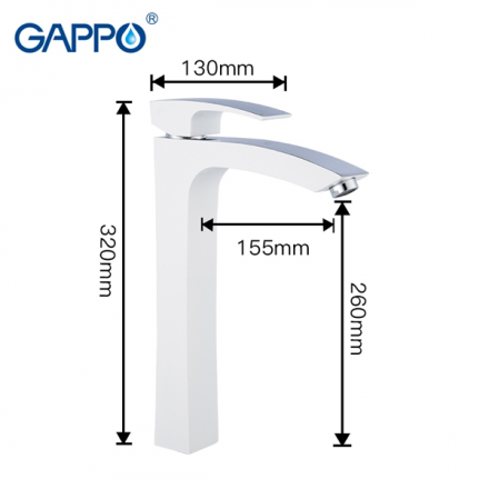 Gappo G1007-18 Смеситель для раковины