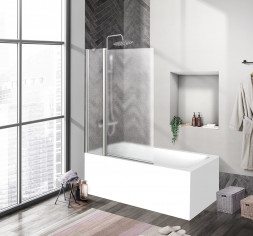 BelBagno UNO-V-11-100/150-P-Cr душевая душевая шторка на ванну