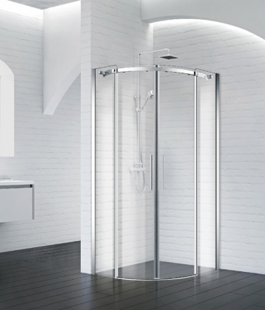 Belbagno ACQUA-R-2-100-C-Cr душевой угол стекло прозрачное
