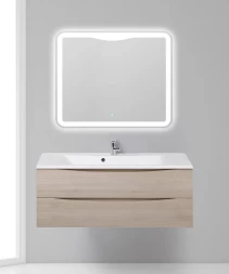 BelBagno MARINO-CER-800-2C-SO-BL-P тумба с раковиной подвесная