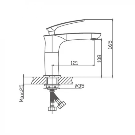 Haiba HB10616 Смеситель для раковины